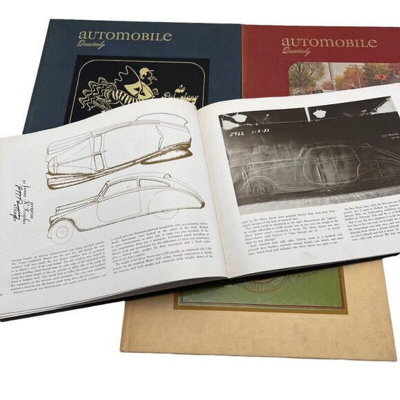 Vtg Automobile Quarterly Vol. 6 Issues 1-4 Complete Book Set w Poster Inserts - Picture 6 of 12